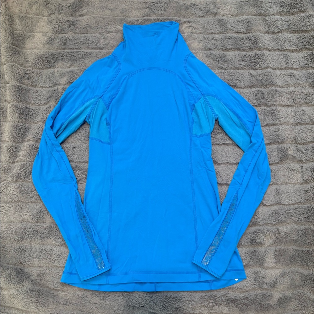 lululemon athletica Women's Long-Sleeve Top - Cyan Blue